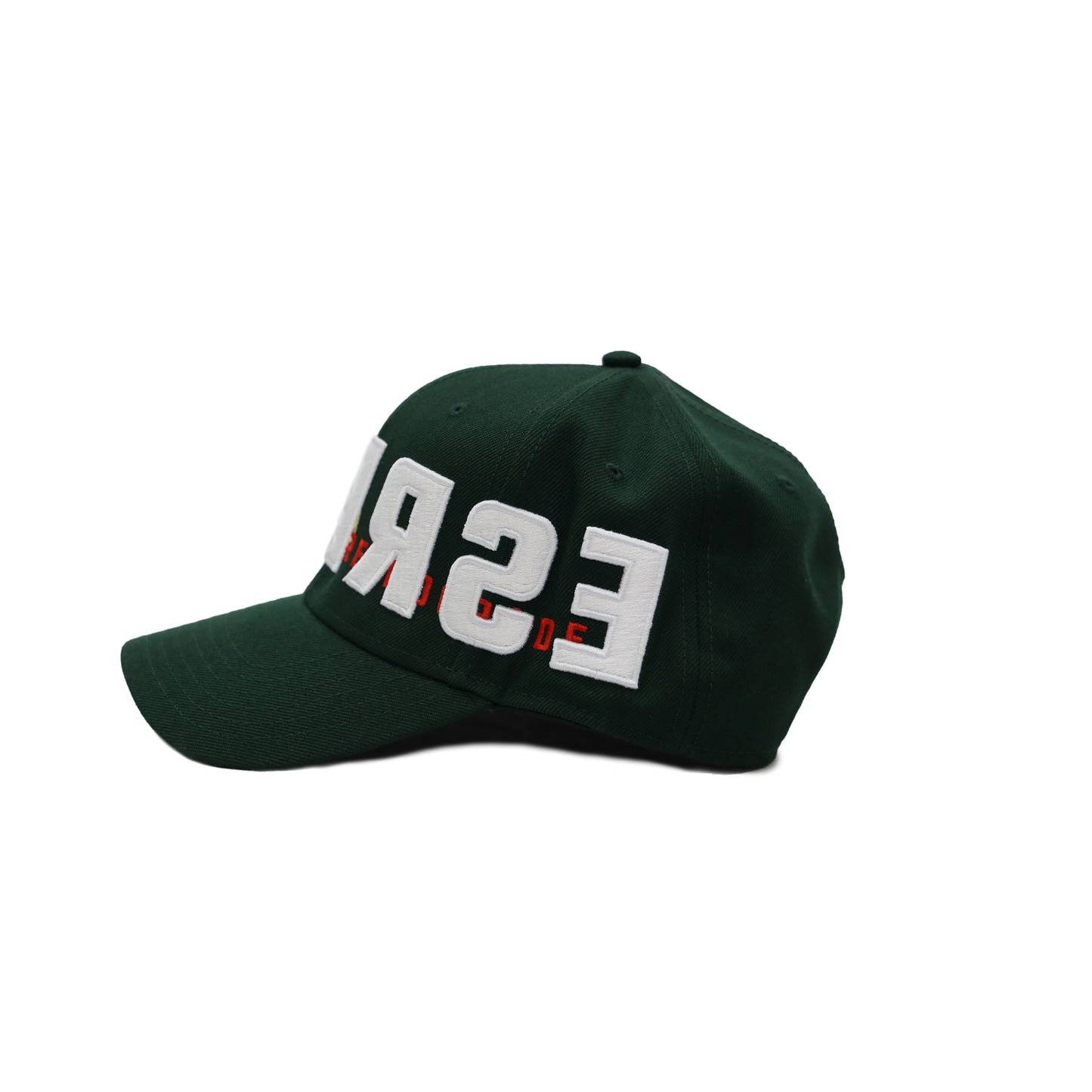 "Culture Never Dies Stacked Hat" Dark Green