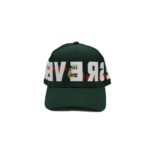 "Culture Never Dies Stacked Hat" Dark Green