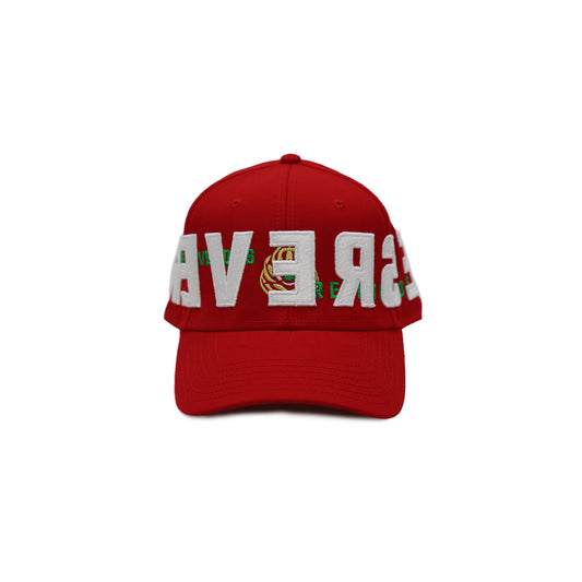 "Culture Never Dies Stacked Hat" Red